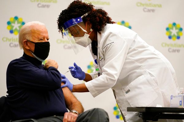 Biden Gets COVID-19 Vaccine, Says 'Nothing to Worry About'