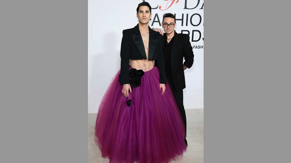 Watch: Darren Criss Hits the Red Carpet in a Tulle Skirt, and Gay Twitter Swoons